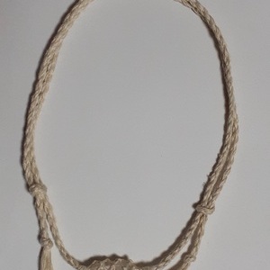 ヘンプ編みネックレス　NO18
