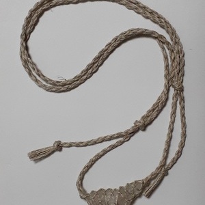 ヘンプ編みネックレス　NO17