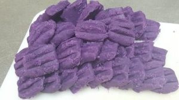 紫芋でカリカリポテトを・・・